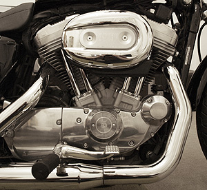 Motorcycle Engine - Sportster 883 V twin